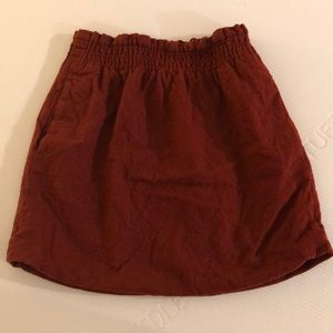 J. Crew Wool Elastic Waist Skirt